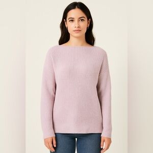 Lavender Ribbed Crewneck Sweater – LOFT – Size Small